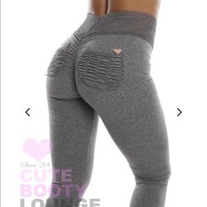 Cute booty lounge workout leggings